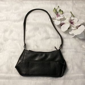 Black Liz Claiborne mini leather bag